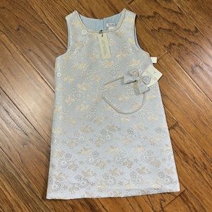 Rachel Zoe Girls Jacquard Dress Size 5